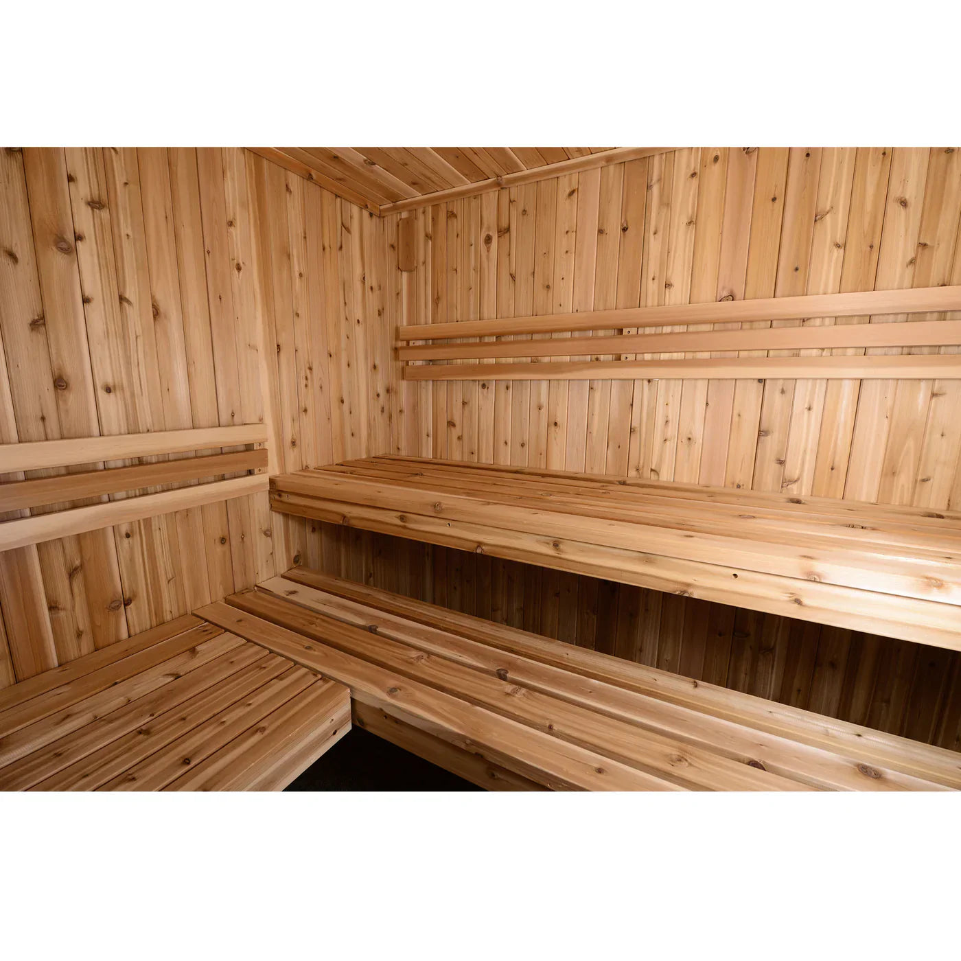 Almost Heaven 6 Person Bridgeport Infrared & Traditional Hybrid Sauna